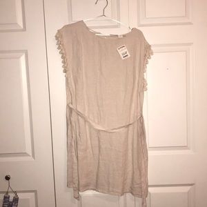 NWT Linen tunic dress and beach coverup!
